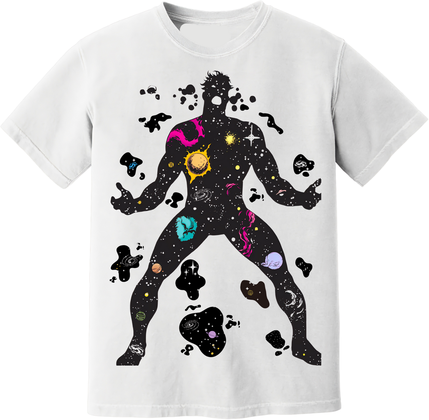 "Negative Space" White T-Shirt