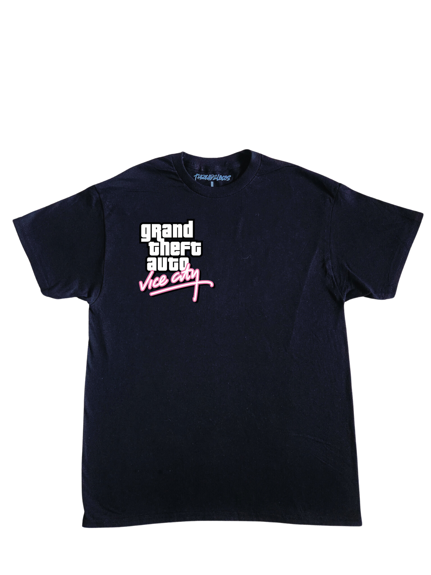 Threadzlocos Vice City loadout Black T-shirt